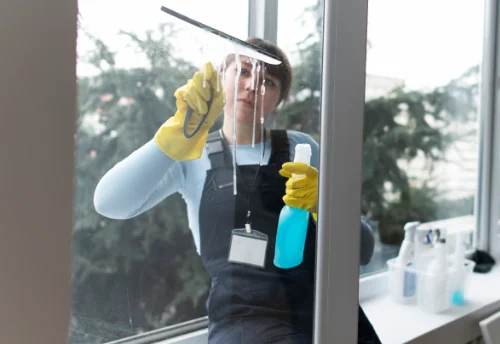 Nettoyage de vitres intérieures et extérieures à Prinçay